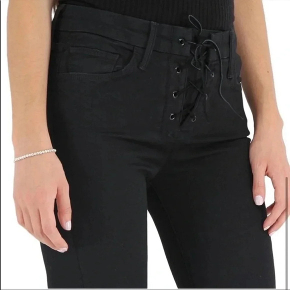 Mother high waist laced up looker in not quilty - Picture 3 of 12